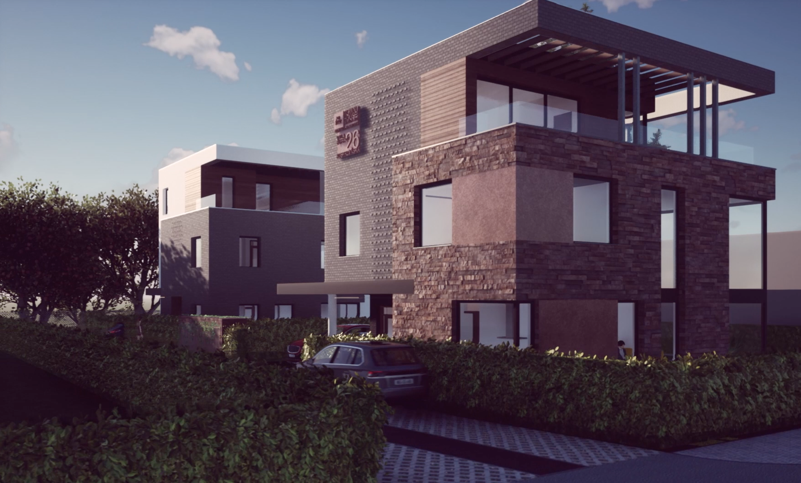 Zespół zabudowy mieszkalnej jednorodzinnej Warszawa Mokotów