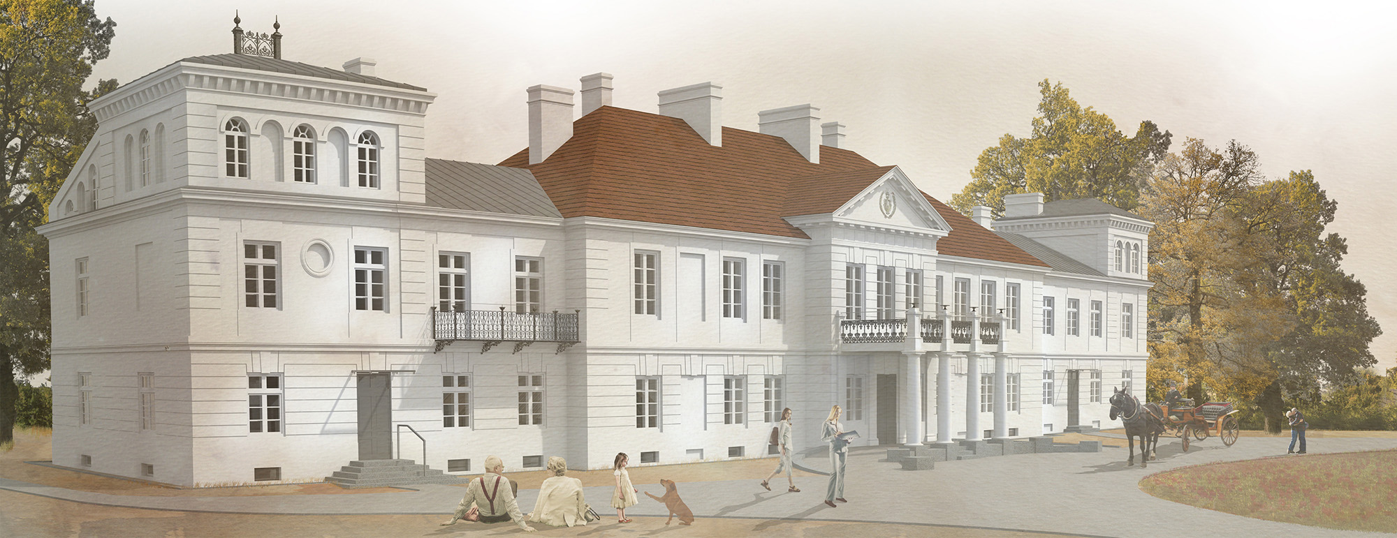 Rewitalizacja zespołu pałacowo-parkowego w Mordach